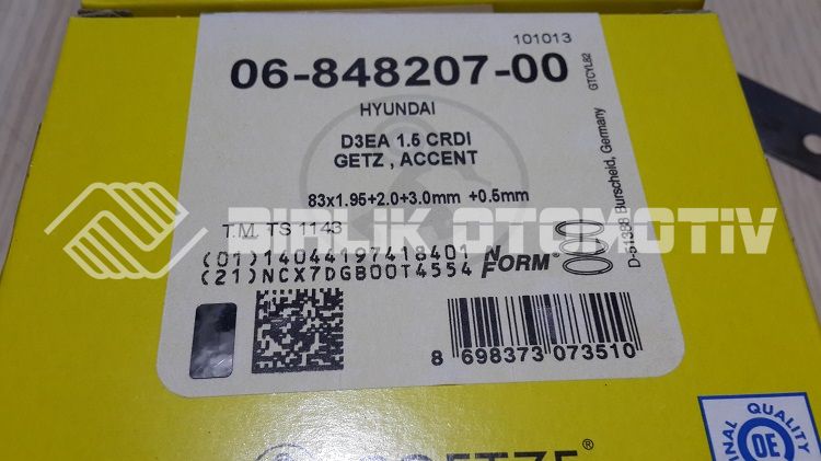 ACCENT-SEGMAN 0,50 1,5CC DZEL 03-05 (ADET)